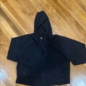 Black Zip-Up Hoodie